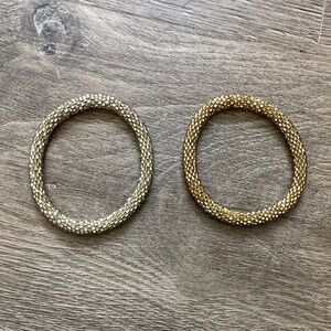 Nepalese Gold Tone Beaded Bracelets - Women Jewelry